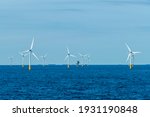 Offshore Wind Farm With Wind...