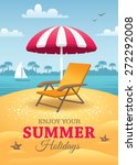 Bright Summer Holidays Poster...