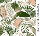 Mix Palm Leaf Tree Background
