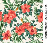 Seamless Exotic Pattern With...