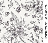 Seamless Floral Pattern With...