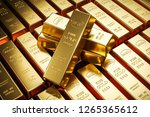 Gold Bars In Bank Vault....