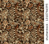paisley vector seamless pattern.... | Shutterstock .eps vector #1310746595