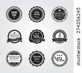 general badges in black and... | Shutterstock .eps vector #274356245