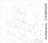 grunge black and white splats... | Shutterstock .eps vector #1763805605