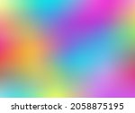 blurred brush of paint colorful ... | Shutterstock . vector #2058875195