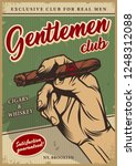 Vintage Men's Club Colorful...