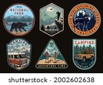 Summer Camping Vintage Colorful ...
