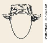military panama hat element... | Shutterstock .eps vector #2148536535