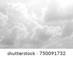 sky with cloud in summer  ... | Shutterstock . vector #750091732