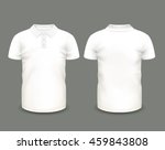 Men's White Polo Shirt With...