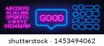 neon sign of word good. set of... | Shutterstock .eps vector #1453494062