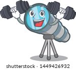 fitness telescope isolated with ... | Shutterstock .eps vector #1449426932