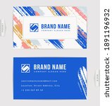 business card design. modern... | Shutterstock .eps vector #1891196932