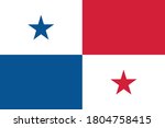 national panama flag official... | Shutterstock .eps vector #1804758415