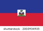 national haiti flag  official... | Shutterstock .eps vector #2003934935