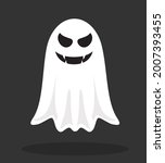 halloween ghost. ghost monster... | Shutterstock .eps vector #2007393455