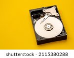 Hard Disk Drive And Open Cover. ...