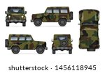 army truck isolated vector... | Shutterstock .eps vector #1456118945