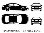 car silhouette on white... | Shutterstock .eps vector #1470691148