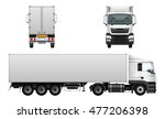 Box Truck Vector Mock Up For...