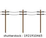 Electric Pole Vector. Electric...