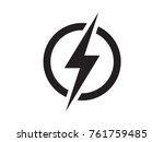 lightning  electric power... | Shutterstock .eps vector #761759485