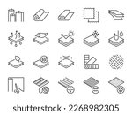 fabric icon set. it included...