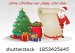 cartoon christmas santa claus ... | Shutterstock .eps vector #1853425645
