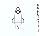 Rocket  Icon Illustration...
