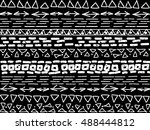 aztec vector pattern. repeating ... | Shutterstock .eps vector #488444812