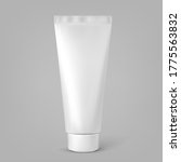 blank white cosmetic tube... | Shutterstock .eps vector #1775563832