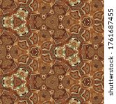a kaleidoscope pattern formed... | Shutterstock . vector #1761687455
