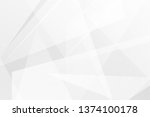 abstract white and grey on... | Shutterstock .eps vector #1374100178