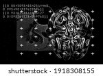 3d vector illustration of brain ... | Shutterstock .eps vector #1918308155
