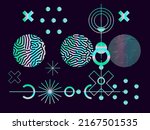 abstract alien like mysterious... | Shutterstock .eps vector #2167501535