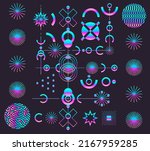 abstract alien like mysterious... | Shutterstock .eps vector #2167959285