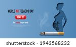 world no tobacco day  banner... | Shutterstock .eps vector #1943568232