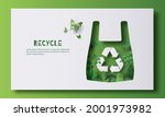 recycle banner design  a... | Shutterstock .eps vector #2001973982