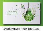 design for an eco friendly... | Shutterstock .eps vector #2051823632