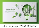 design for an eco friendly... | Shutterstock .eps vector #2051823635