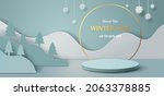 winter sale product banner  a... | Shutterstock .eps vector #2063378885