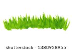 illustration of a green strip... | Shutterstock . vector #1380928955