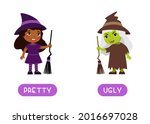ugly and pretty antonyms word... | Shutterstock .eps vector #2016697028