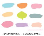 cute vector speech bubble... | Shutterstock .eps vector #1902075958