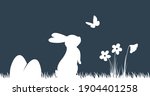 easter background with... | Shutterstock .eps vector #1904401258