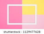 abstract geometrical pastel... | Shutterstock . vector #1129477628
