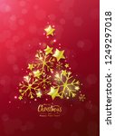 christmas and new year... | Shutterstock .eps vector #1249297018