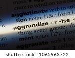 Small photo of aggrandize word in a dictionary. aggrandize concept.