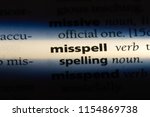 Small photo of misspell word in a dictionary. misspell concept.